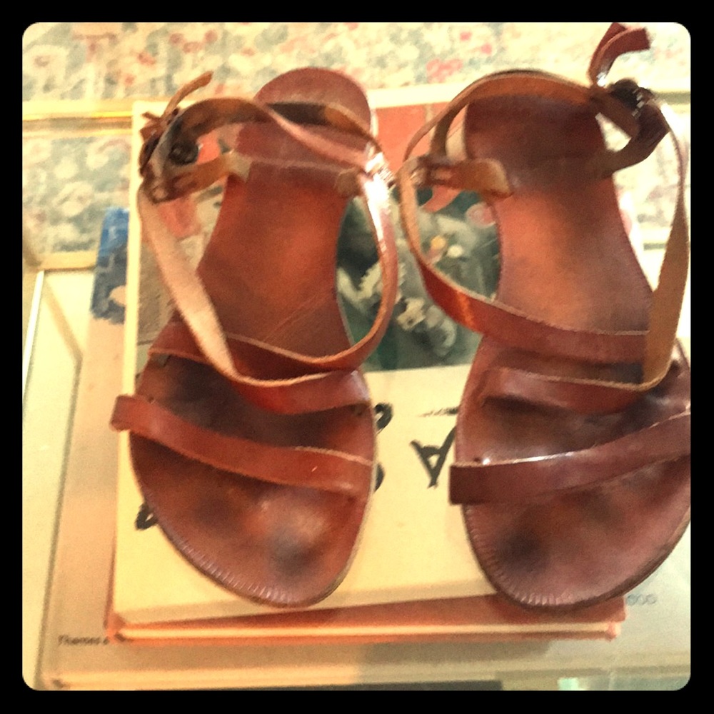 Joie brown leather sandals